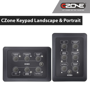 CZone 6 Way Waterproof Keypads